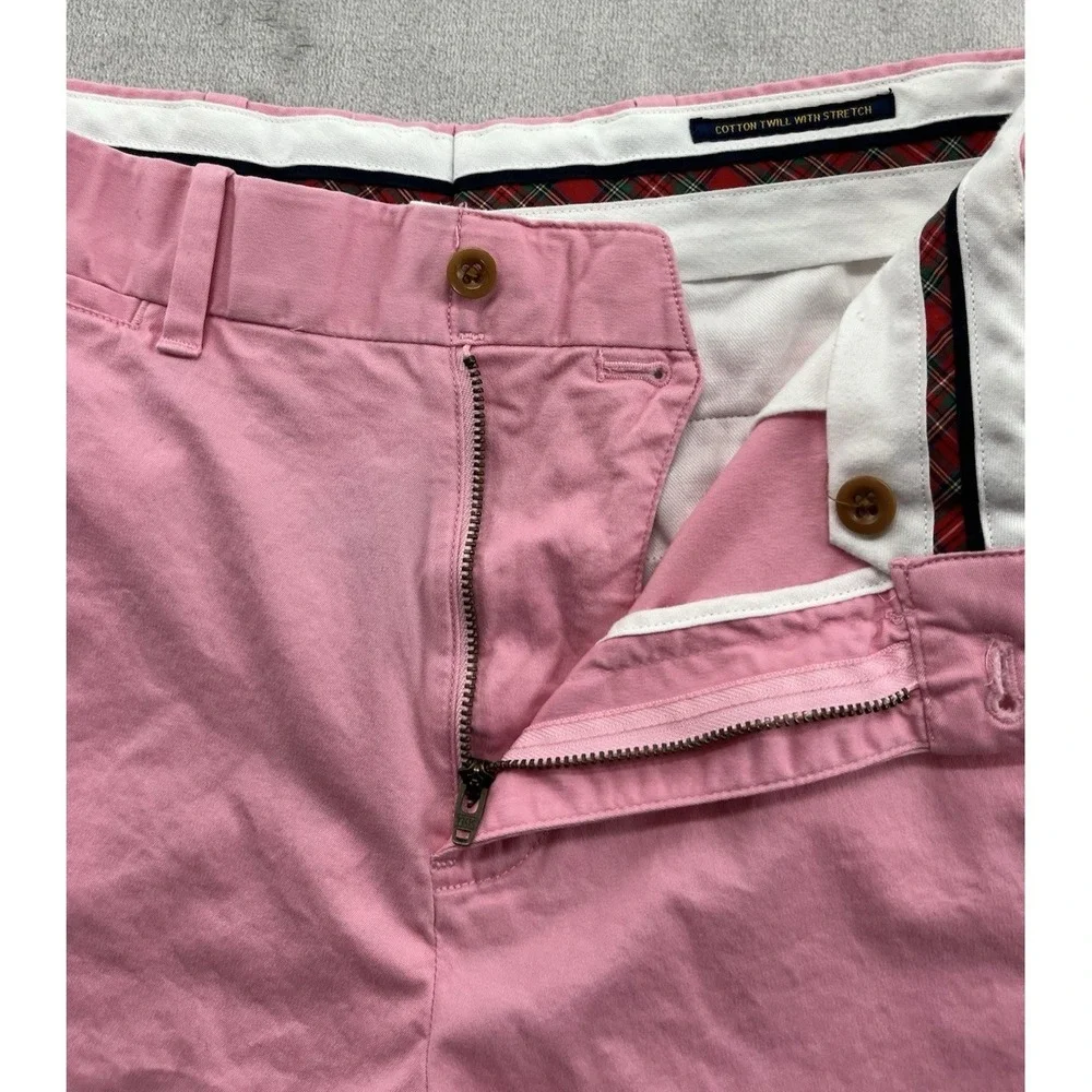 Polo Ralph Lauren Golf Short Men 30 Pink Cotton Twill Stretch 9 '' inseam Preppy